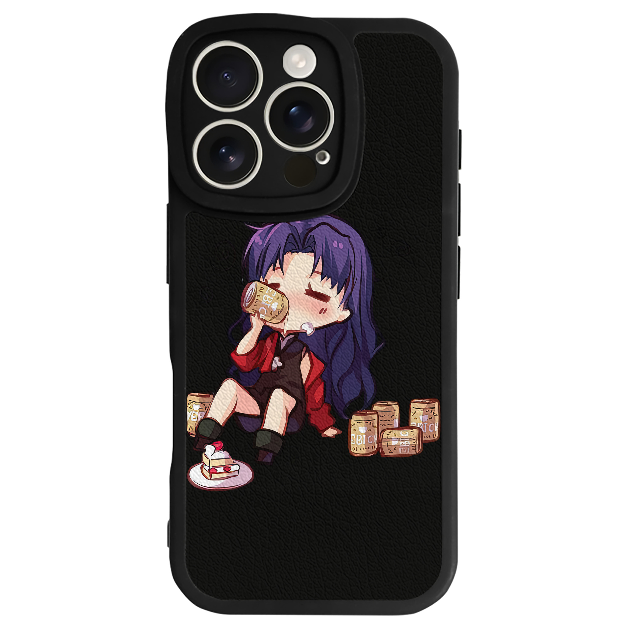 （画像用） EVA 新世紀エヴァンゲリオン 【iPhone 16シリーズ対応】シリコンスマホケース（レザー調） 材質：シリコン